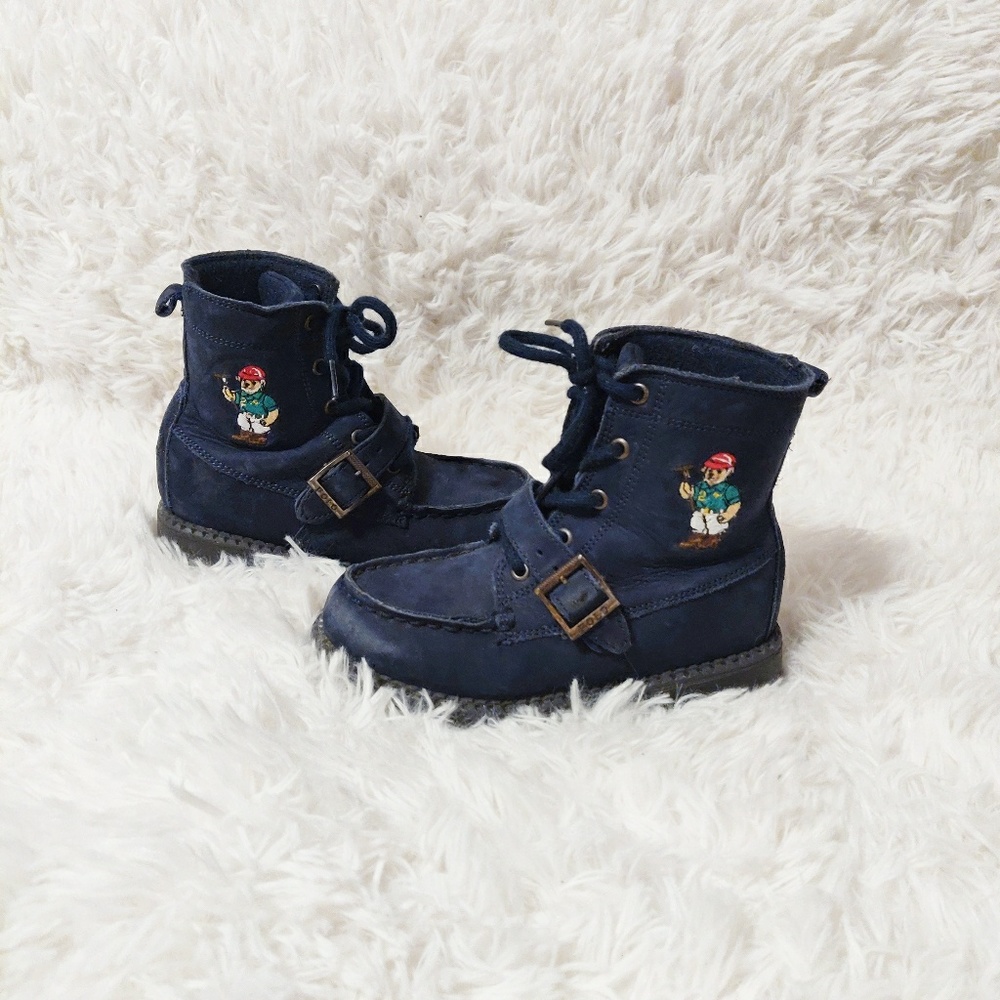 Kids Polo Ralph Lauren Rancher Hi II 🥾(10 Boy)